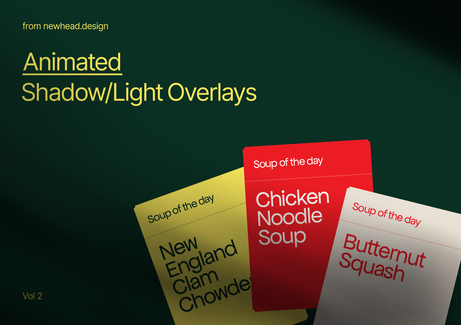 Animated Shadow/Light Overlays - Vol 2 (14 Assets)